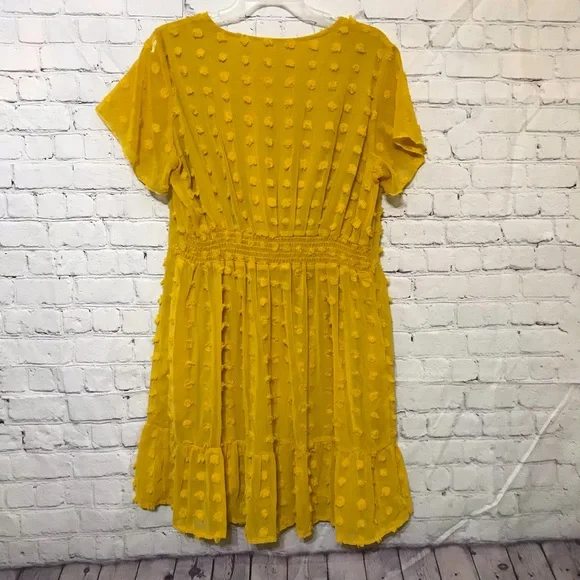 Yellow Polka Dot Dress - Picture 9 of 10